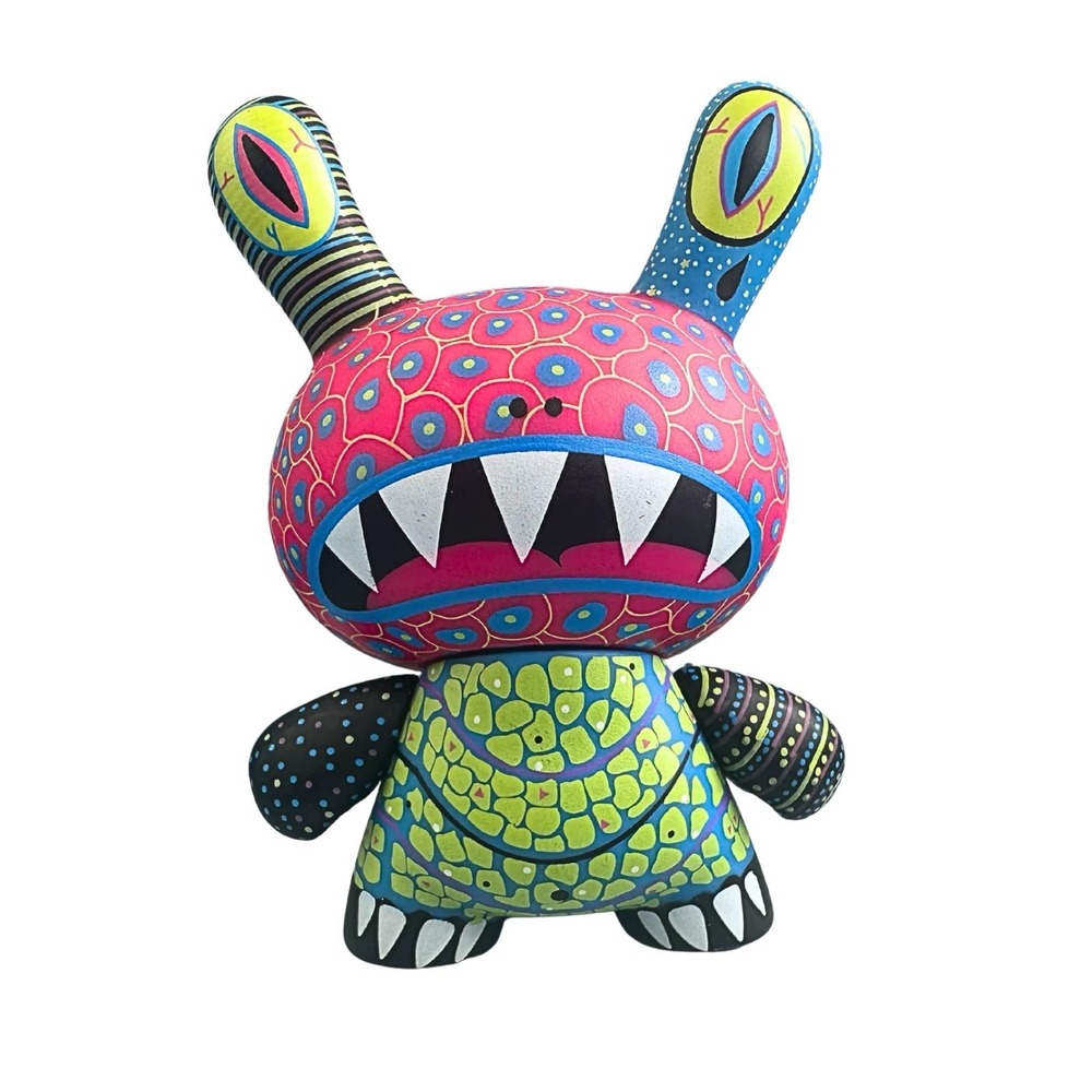 Kidrobot Dunny Azteca II Necuc 3" Lizard Vinyl Art Figure Designer Toy 2011 - Picture 6 of 16